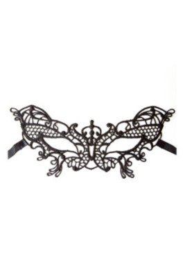 Masque souple dentelle noire - 100824
